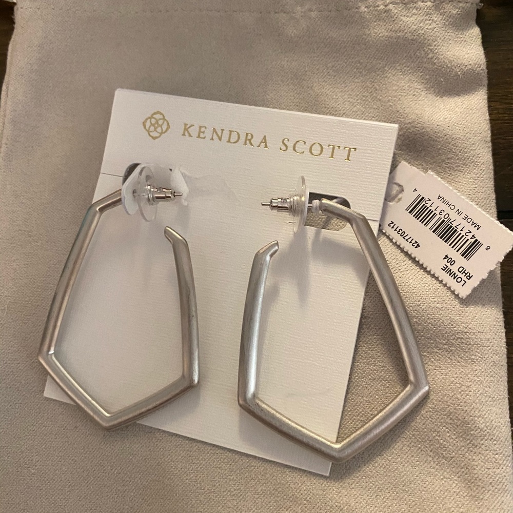 Kendra Scott Lonnie Silver Earrings